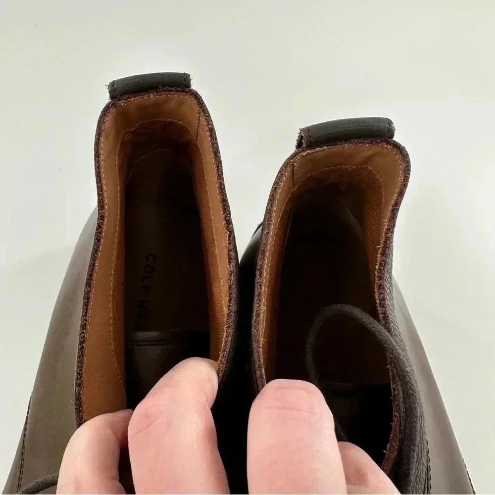 Cole haan mens chukka boots size 13 brown leather
